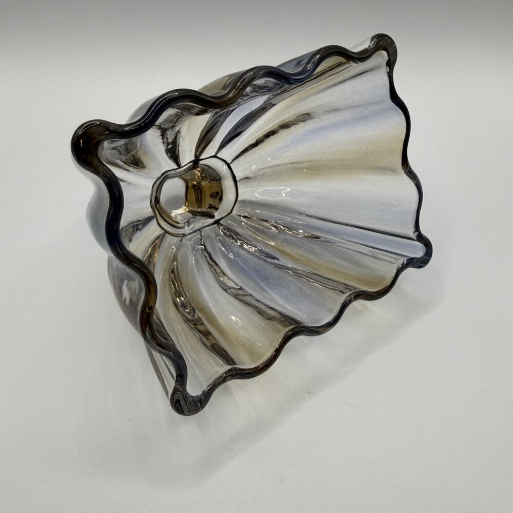 Pumpkin Glass Butter Dish - Picture 8 of 9